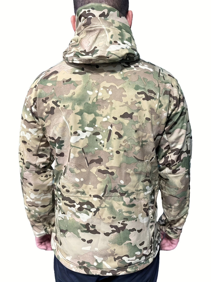 Drune | Kapuzen-Outdoorjacke Mit Sicheren Reißverschlusstaschen Für Herren - Perfekt für Outdoor-Aktivitäten