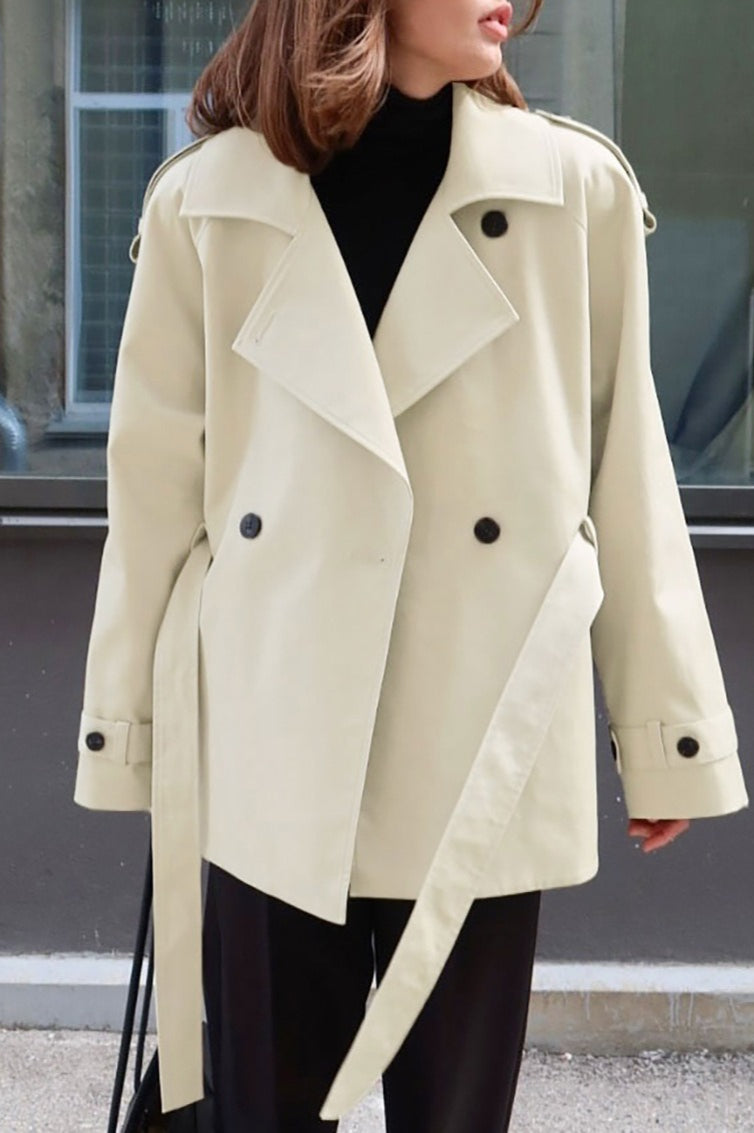 Drune | Kragenlose Locke Passform Jacke
