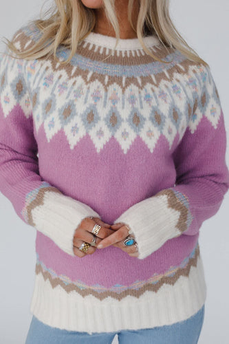 Drune | Weihnachten Verdickter Rundhals Langarm Gestrickter Pullover