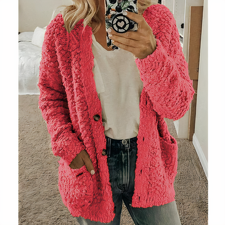 Drune | Fleece-Strickjacke