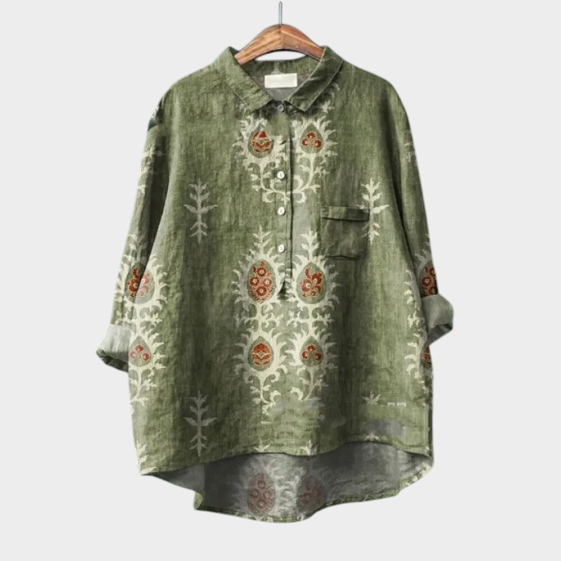Drune | Weiche Bluse mit fließendem Schnitt