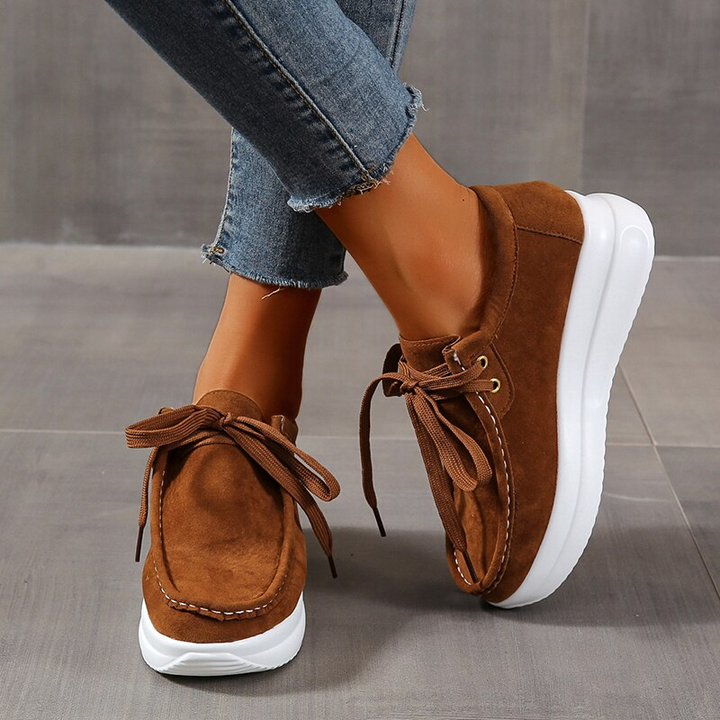 Drune | Bequeme Dicke Wildlederschuhe mit Rutschfester Sohle