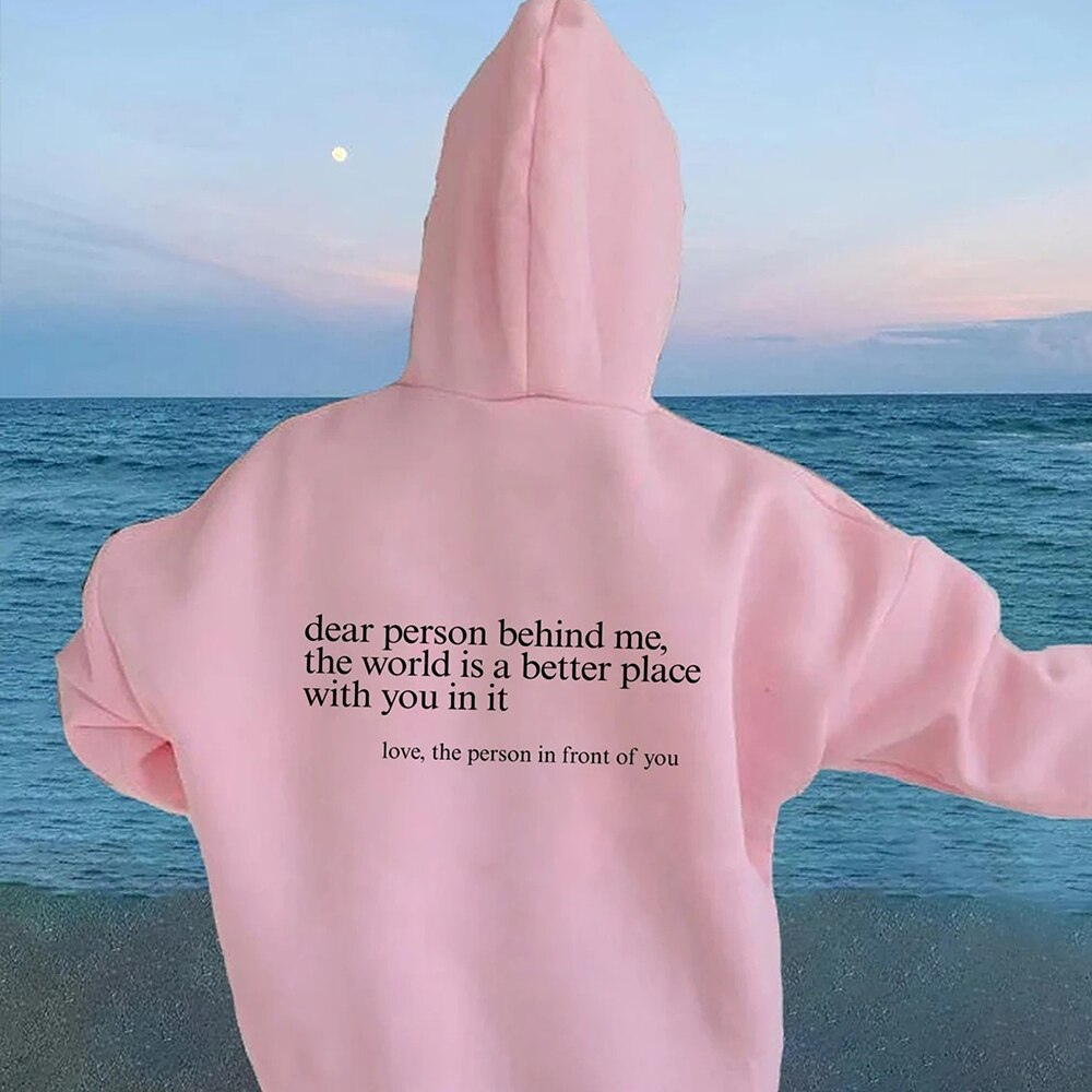 Drune | Hoodie mit Rücken-Spruch