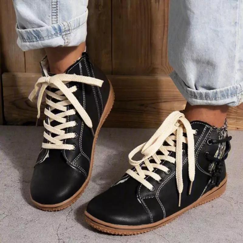 Drune | Stylische Leder Sneaker Mit Schnürsenkeln