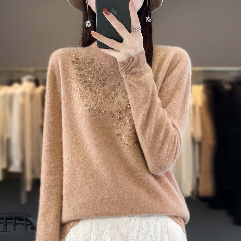 Drune | Strickpullover mit Schönem Blattmuster