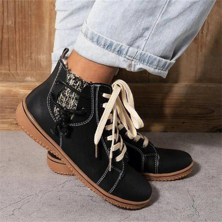 Drune | Stylische Leder Sneaker Mit Schnürsenkeln