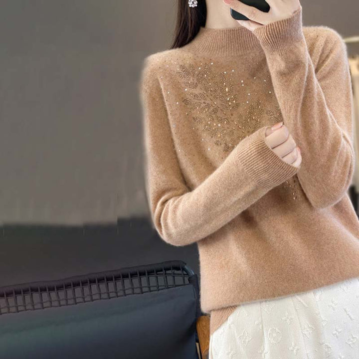 Drune | Strickpullover mit Schönem Blattmuster