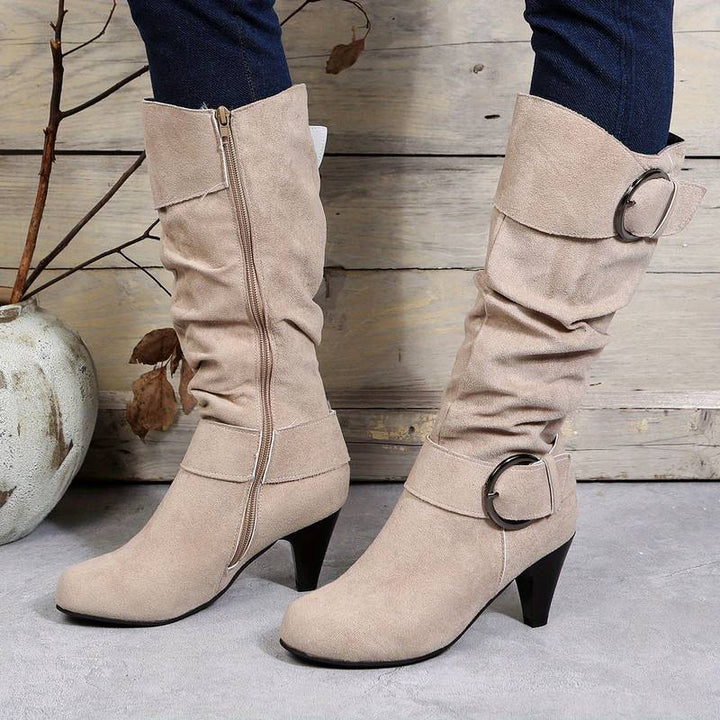 Drune | Wildlederstiefel Mit Schnalle