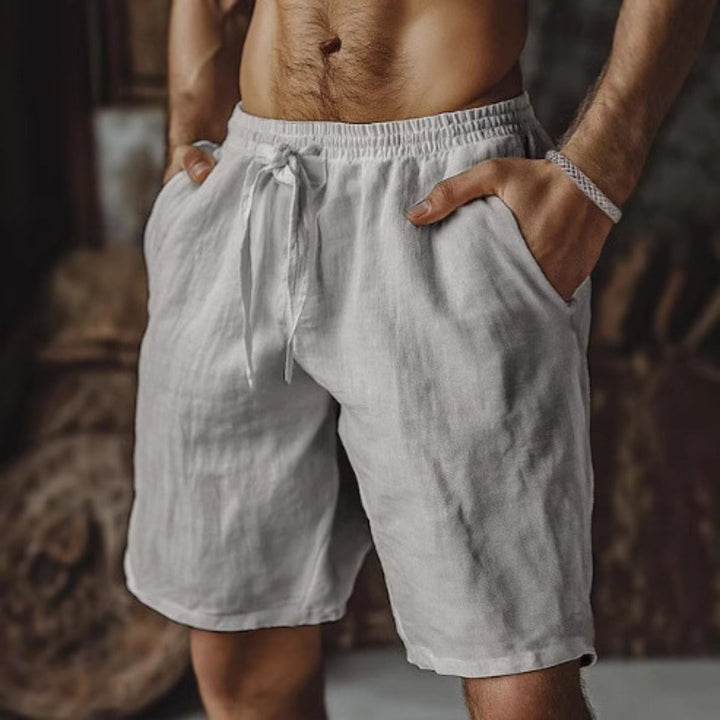 Drune | Herren-Schnürshorts aus Baumwolle