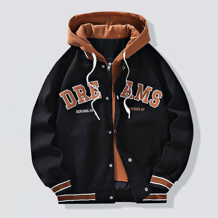 Drune | Kapuzenjacke mit Buchstaben-Print