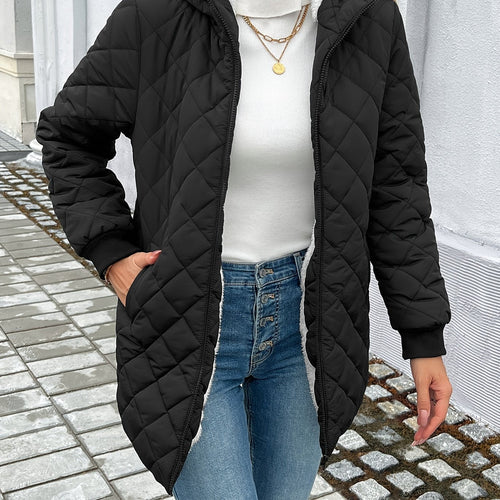 Drune | Steppjacke mit Reißverschluss und Futter aus Kunstpelz