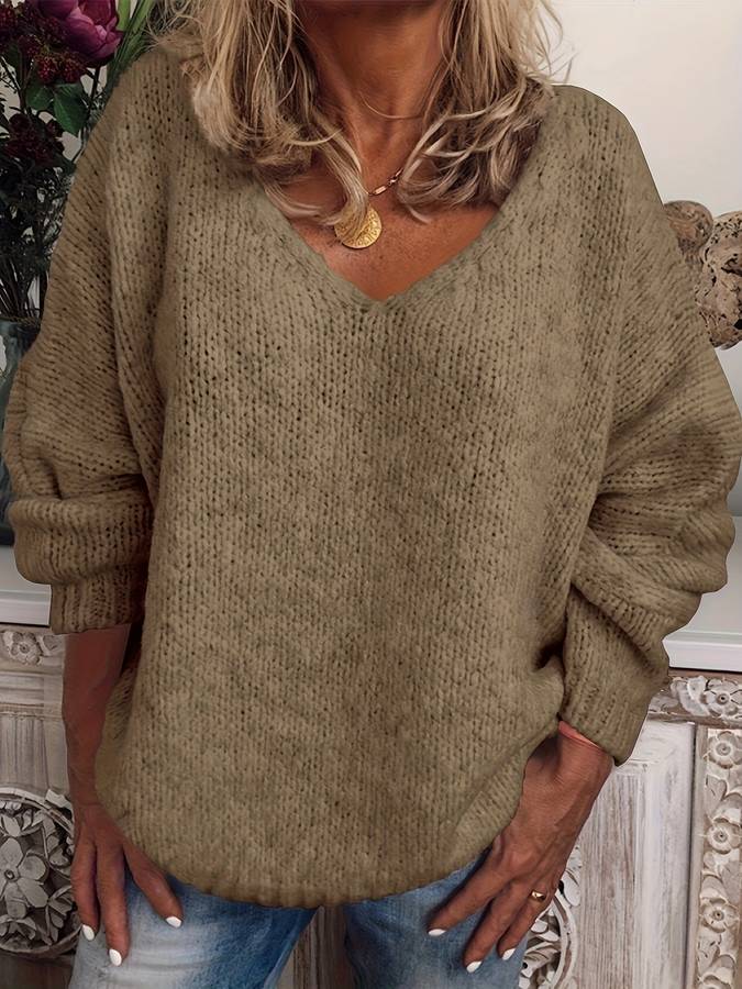 Drune | Pullover mit V-Ausschnitt