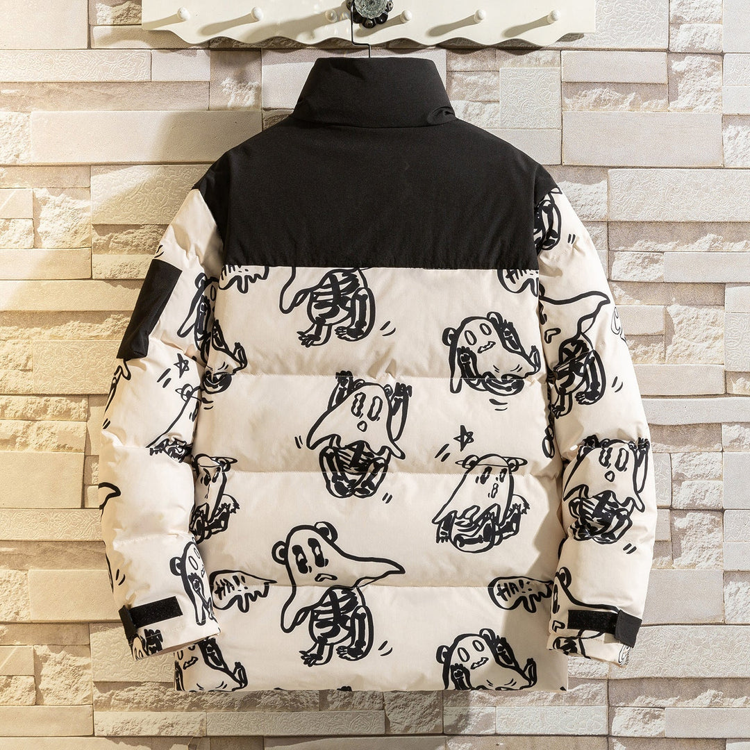 Drune | Bedruckte wattierte Jacke