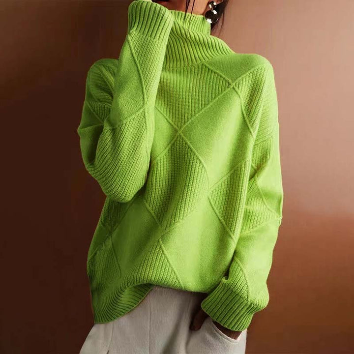 Drune | Klassischer Pullover Aus Einfarbigem Strick
