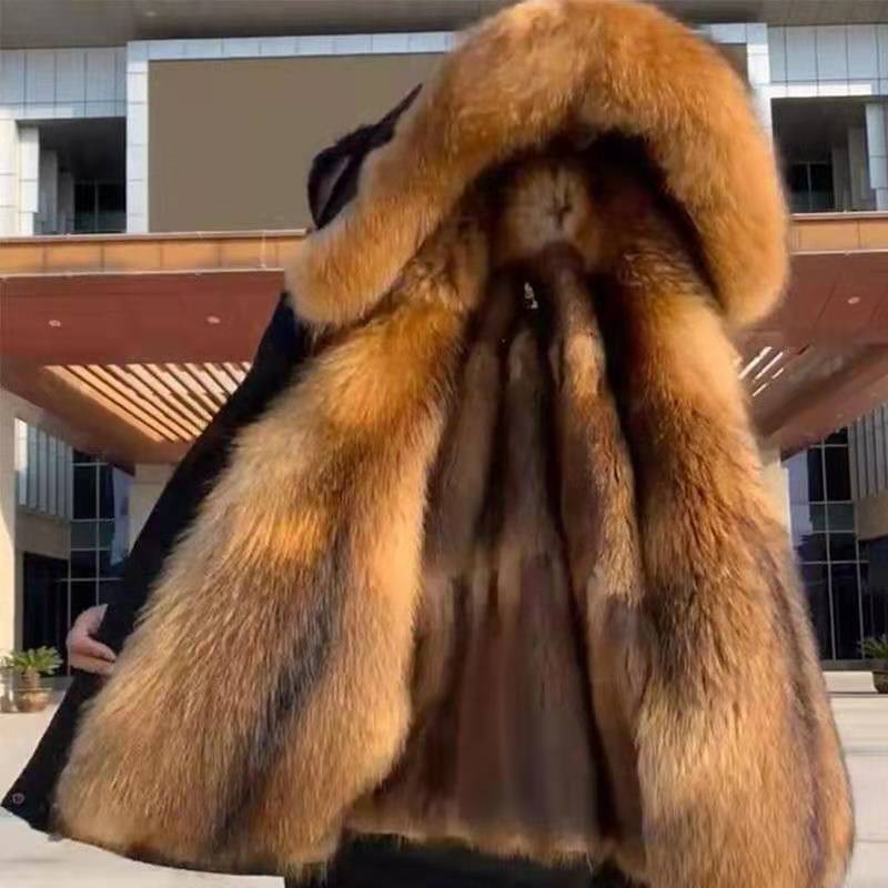 Drune | Herren Parka mit hohem Kragen