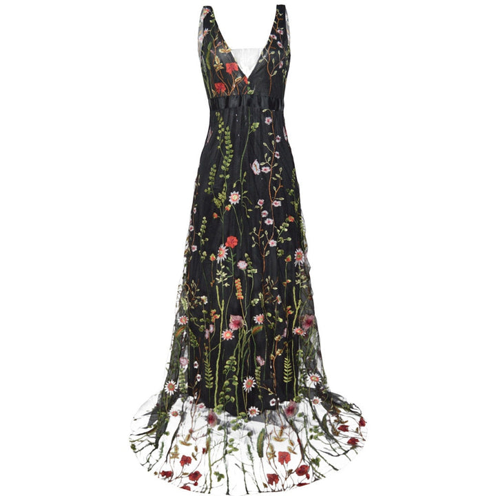 Drune | Fabulous Ärmelloses besticktes Kleid