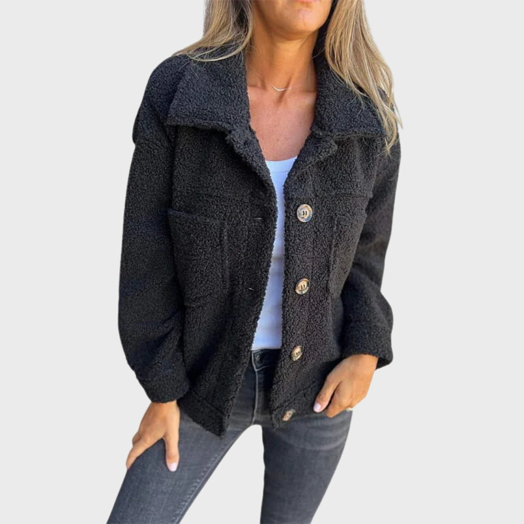 Drune | Herbst Teddy Stoffjacke
