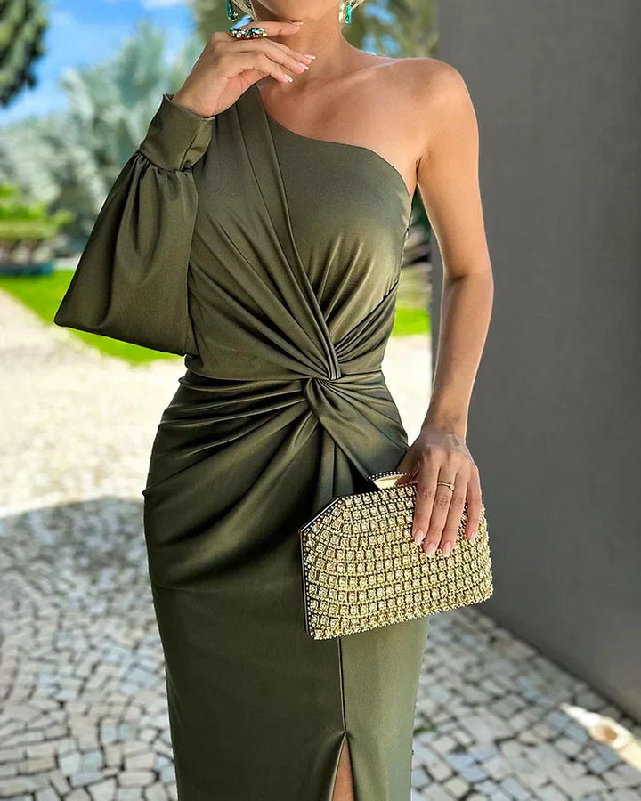 Drune | Lange Abendkleid mit Weichen Falten