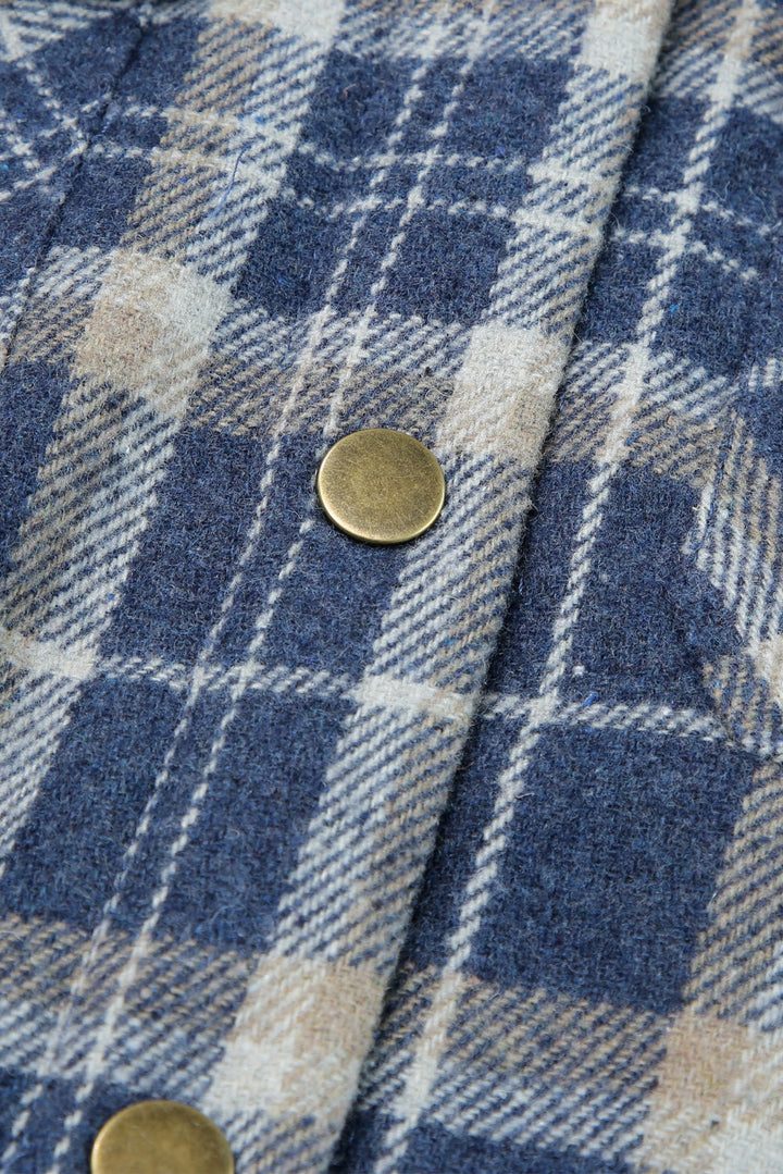 Drune | Gepunktete Jacke mit Kapuze Weiches Plüschfutter Perfekt Für Kalte Tage