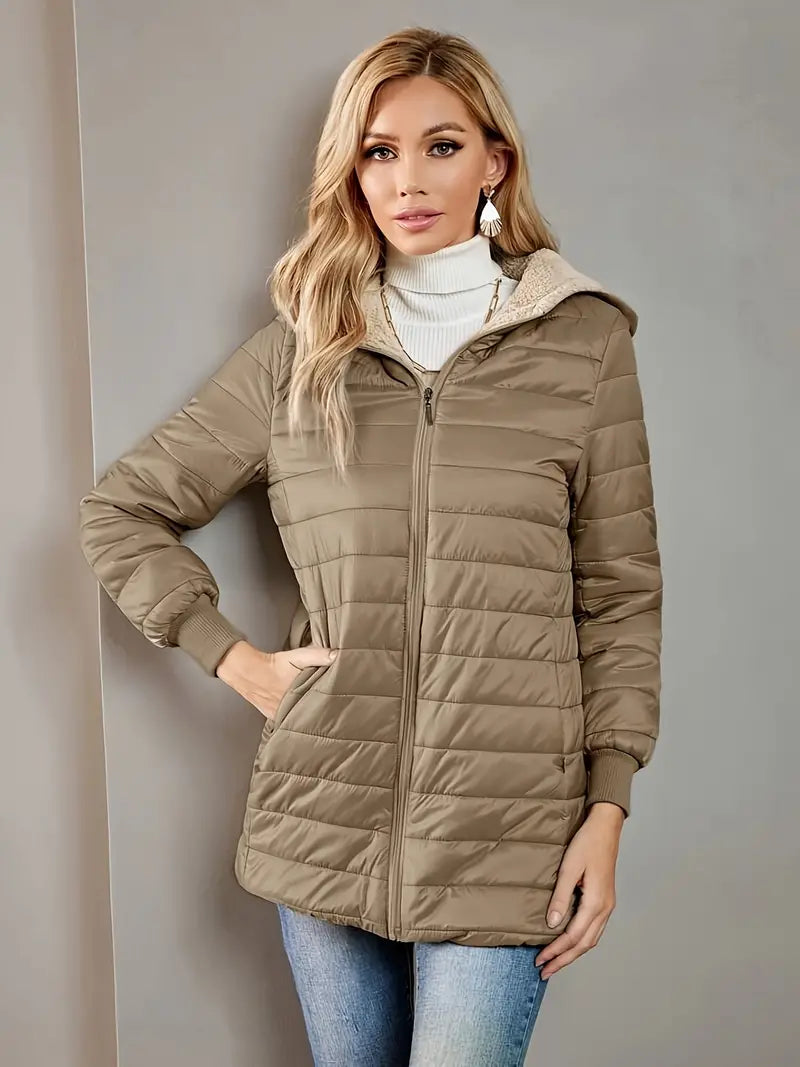 Drune | Fleece gefütterte Jacke mit Reißverschluss