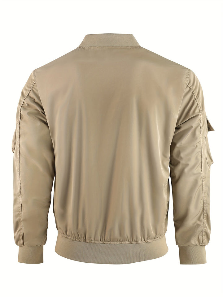 Drune | Bomberjacke Herren - Multifunktionale Outdoor Jacke mit vielen Taschen & Reißverschluss