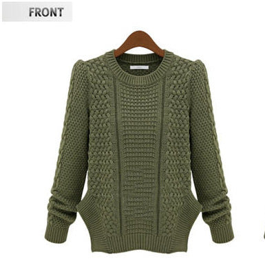 Damen Grobstrickpullover mit strukturierter Maschenoptik und lässigem Schnitt Drune
