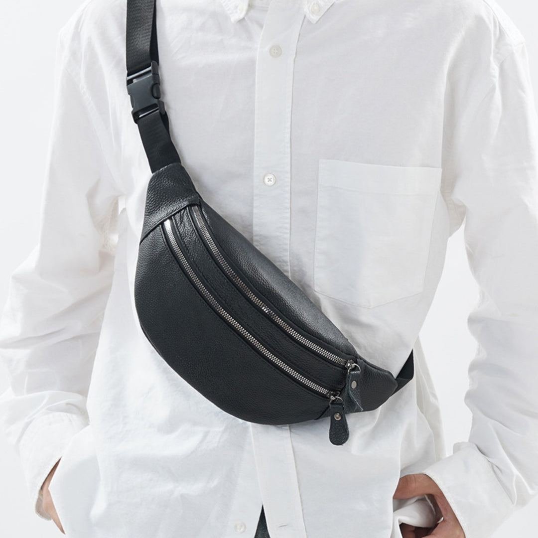 Drune | Leder Herren Crossbody Gürteltasche