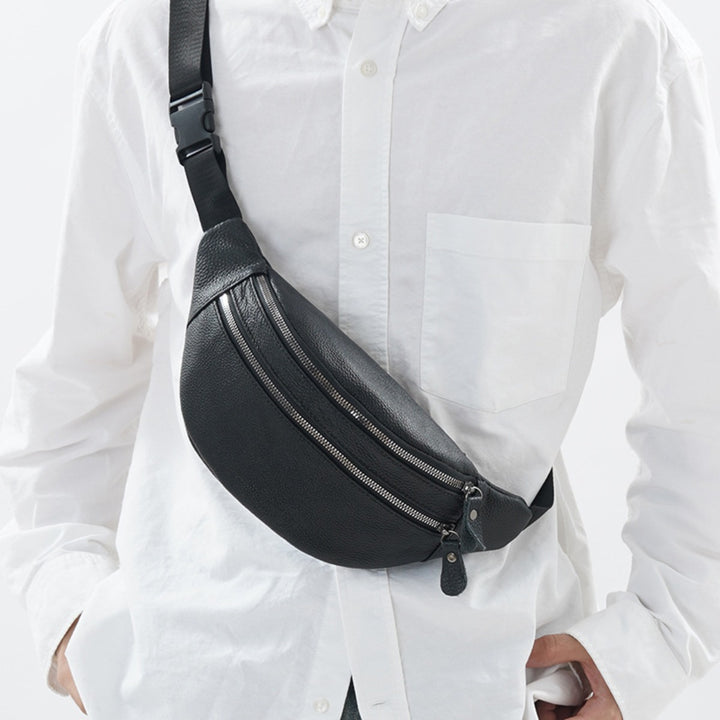 Drune | Leder Herren Crossbody Gürteltasche