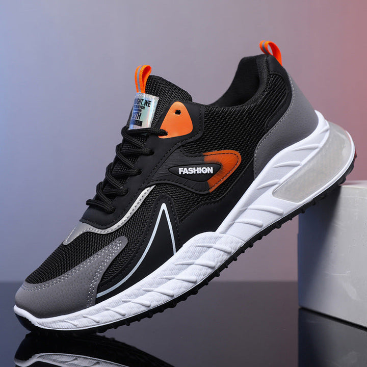 Drune | Atmungsaktive Herren Sneaker Mit Farbakzent
