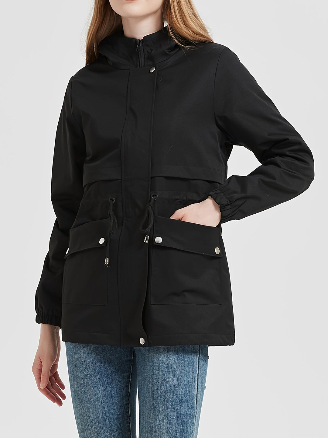 Drune | Fleece-Parka-Winterjacke mit Kapuze für Damen - Perfekt für Outdoor-Aktivitäten