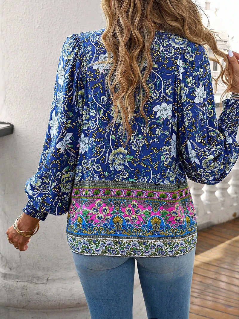 Drune | Elegantes Sommer Blumenoberteil Für Damen