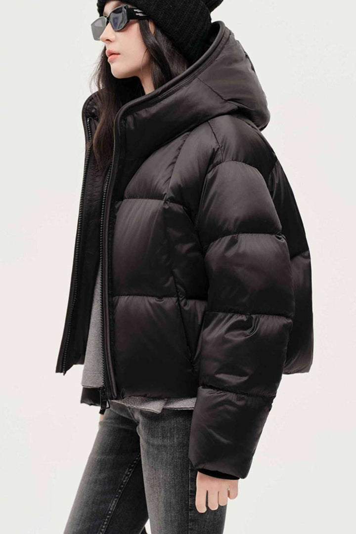 Drune | Kapuzenisolierte Pufferjacke