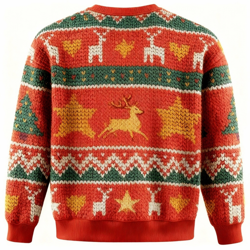 Drune | Weichster Unisex Verspielter Weihnachtsdesign Pullover - Hässlicher Feiertags-Party-Jumper