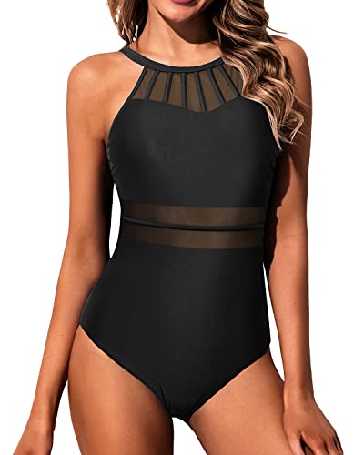 Drune | Bauchkontrolle Halter Slimming Badeanzug Mesh Schwimmbekleidung Für Teenager Mädchen