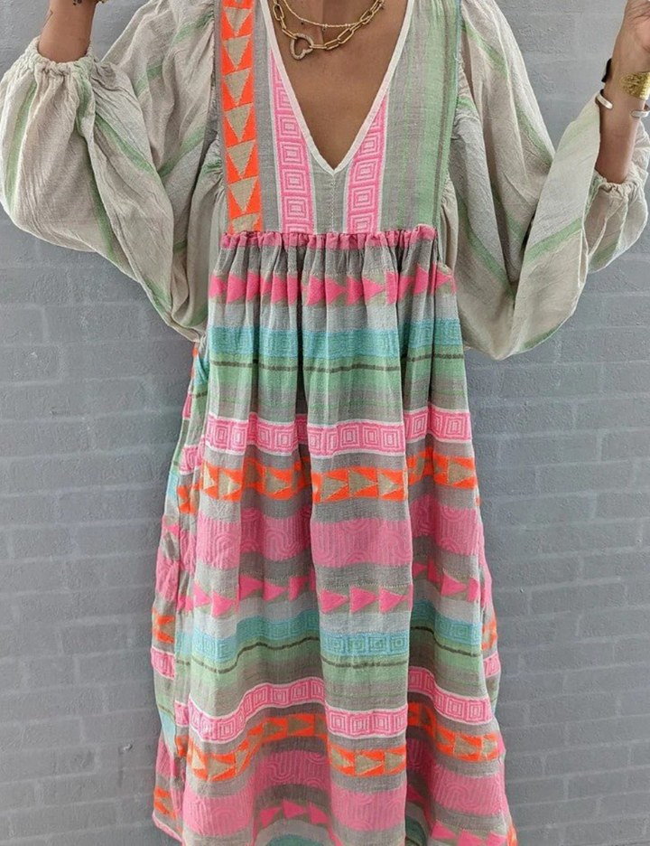 Drune | Boho Stil Damen Maxikleid