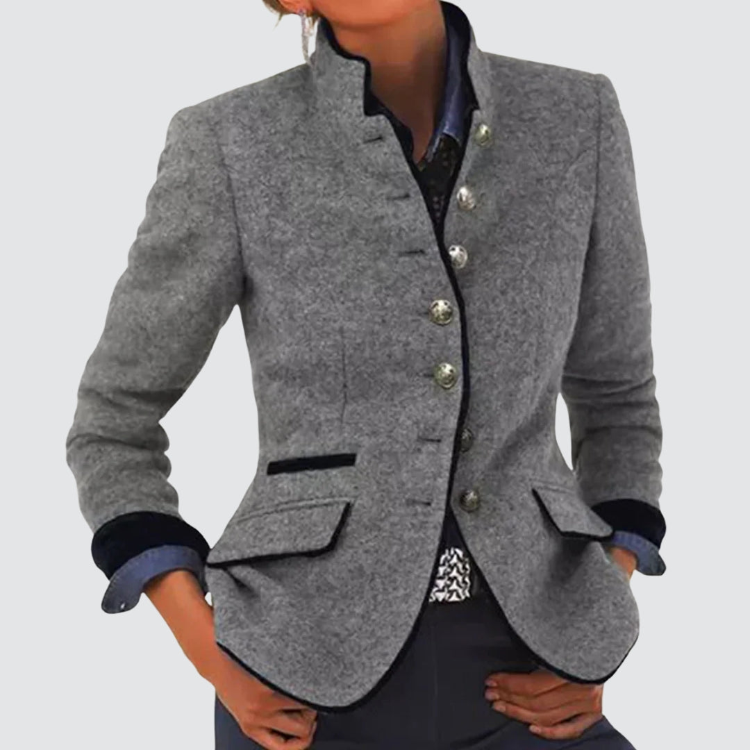 Drune | Elegante einfarbige Damenjacke