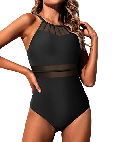 Drune | Bauchkontrolle Halter Slimming Badeanzug Mesh Schwimmbekleidung Für Teenager Mädchen