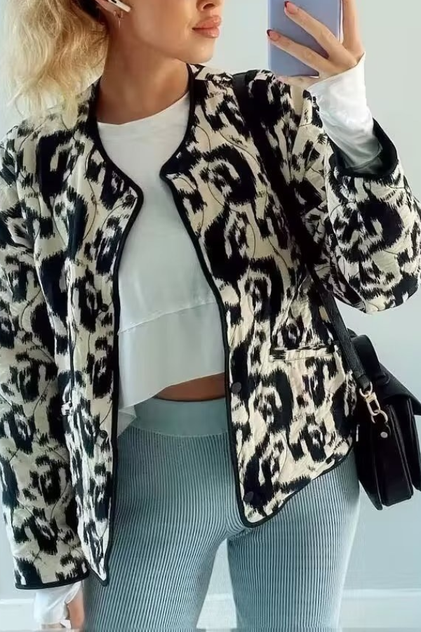 Drune | Tierdruck Baumwolljacke