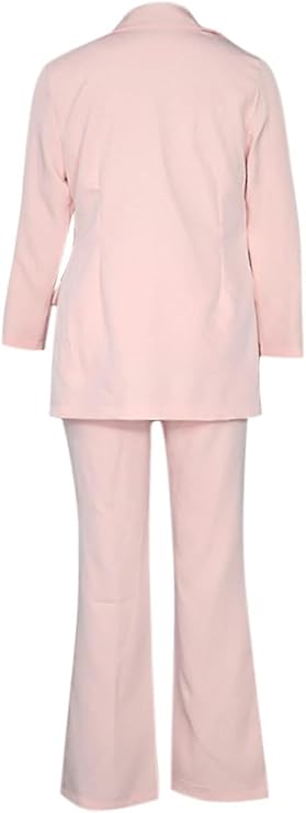Drune Damenanzug – Stilvoller Zweiteiler mit Blazer & langer Hose, Eleganter Hosenanzug für Business, Abend & Events