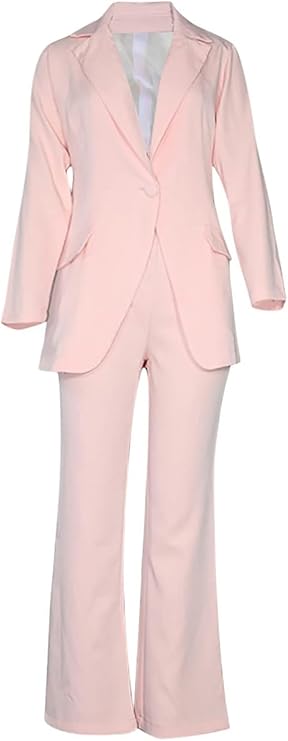 Drune Damenanzug – Stilvoller Zweiteiler mit Blazer & langer Hose, Eleganter Hosenanzug für Business, Abend & Events