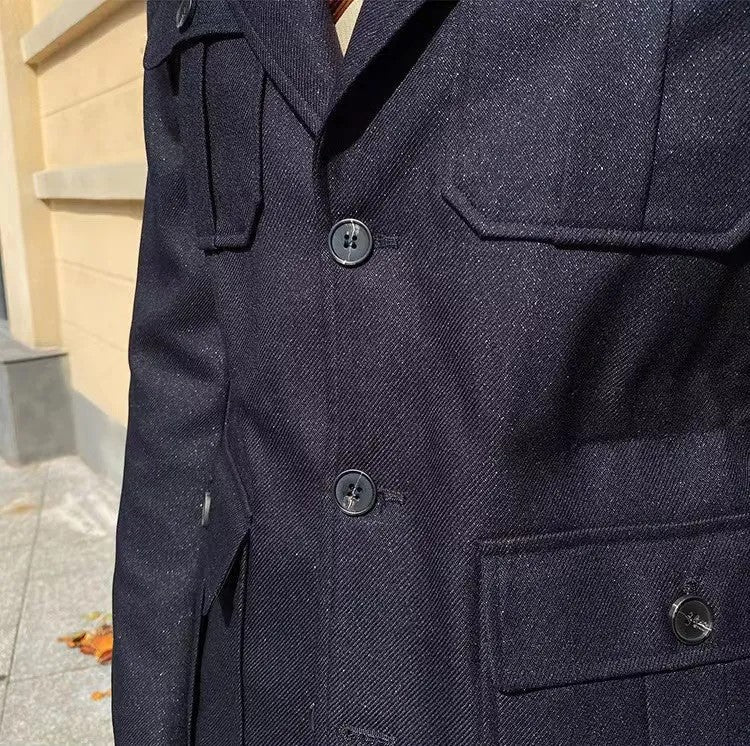 Drune | Wintermantel mit Schneiderkragen, Haute Couture