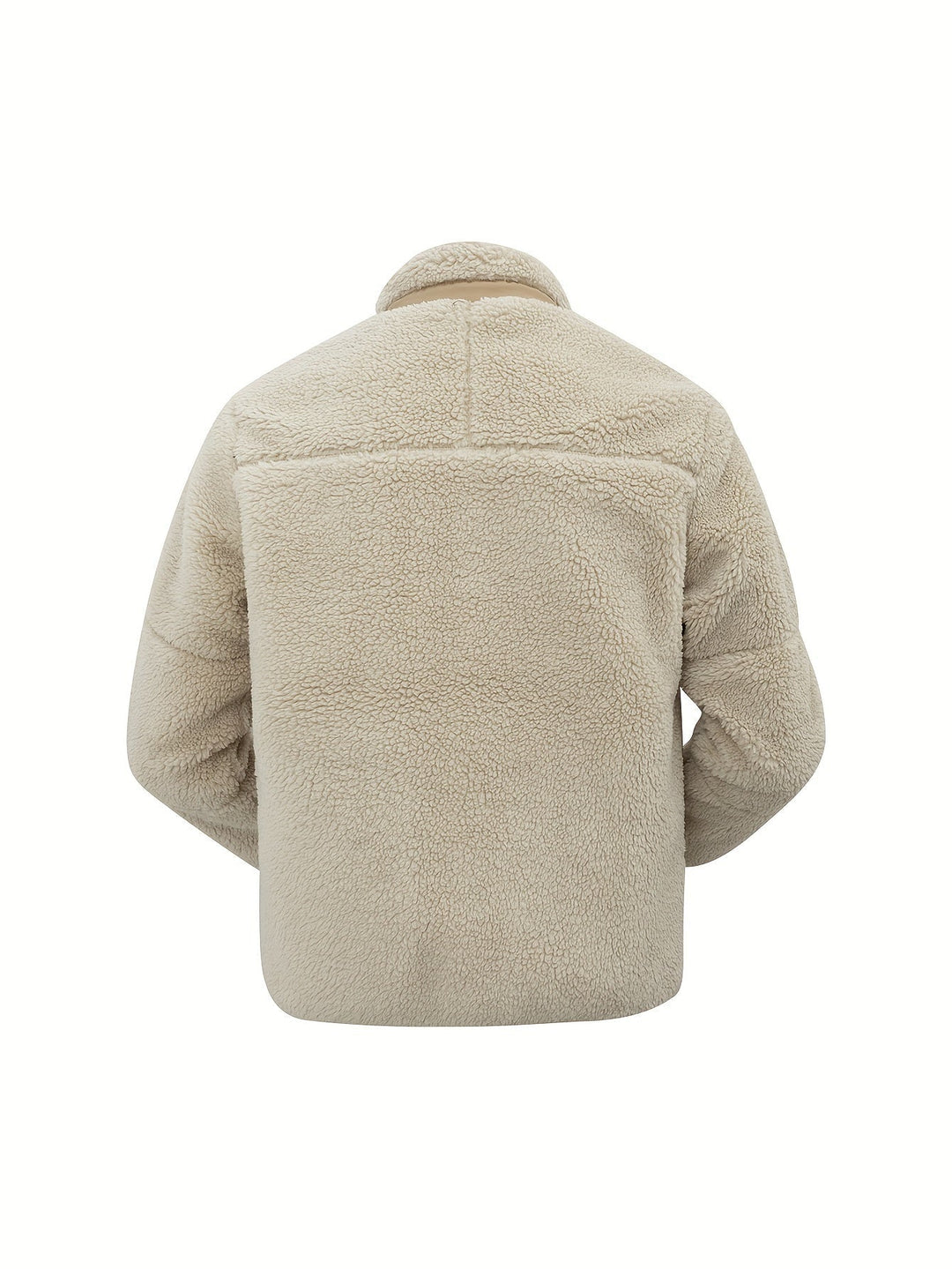 Drune | Hochgeschlossener Winter-Teddyjacke