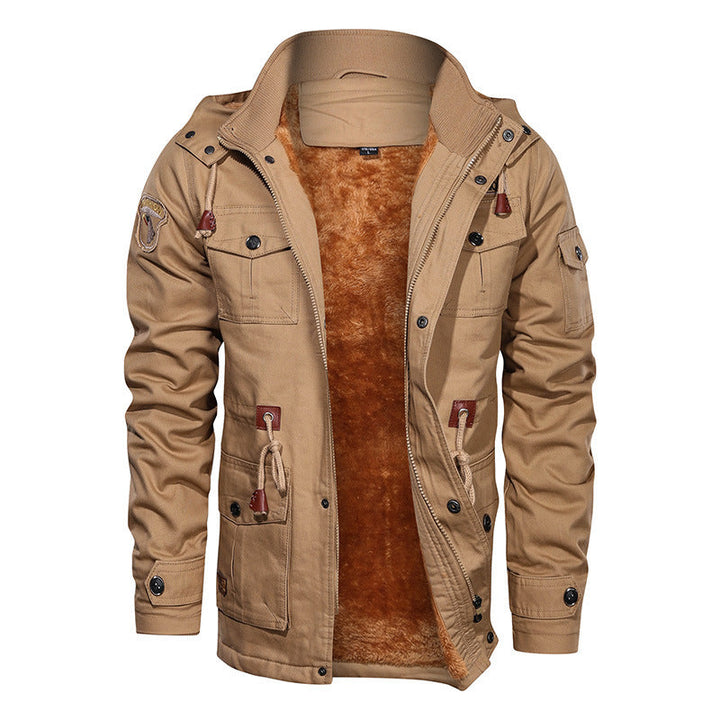 Drune | Herren gefütterte Baumwollwinterjacke