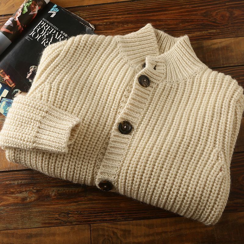 Drune | Strickpullover mit Knopfverschluss für Herren