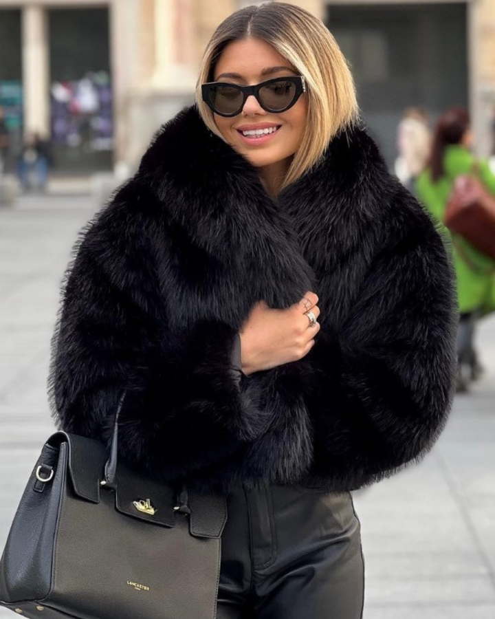 Drune | Flauschige Fell Jacke Damen