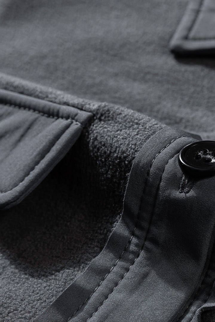 Drune | Casual Fleece Shirtjacke Weich und Warm Perfekt Für Den Alltag