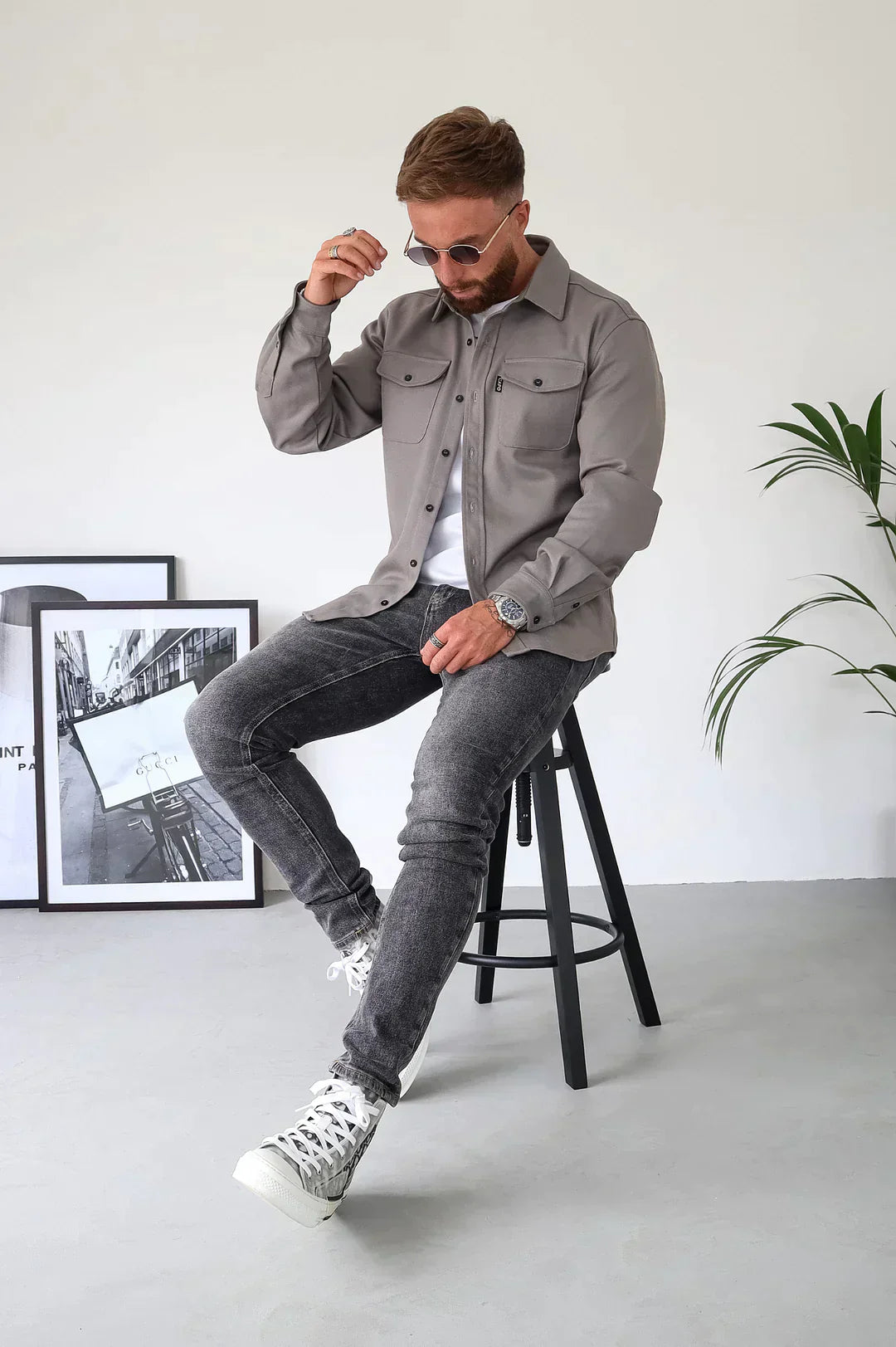 Drune | Premium-Jacke mit Knopfverschluss für Herren | Stylische und bequeme Jacke