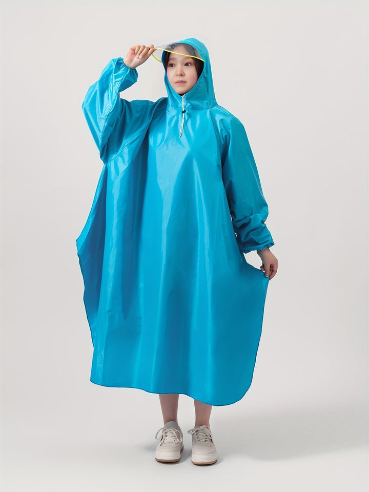 Drune | Wasserdichter Unisex Regenponcho Mit Kapuze