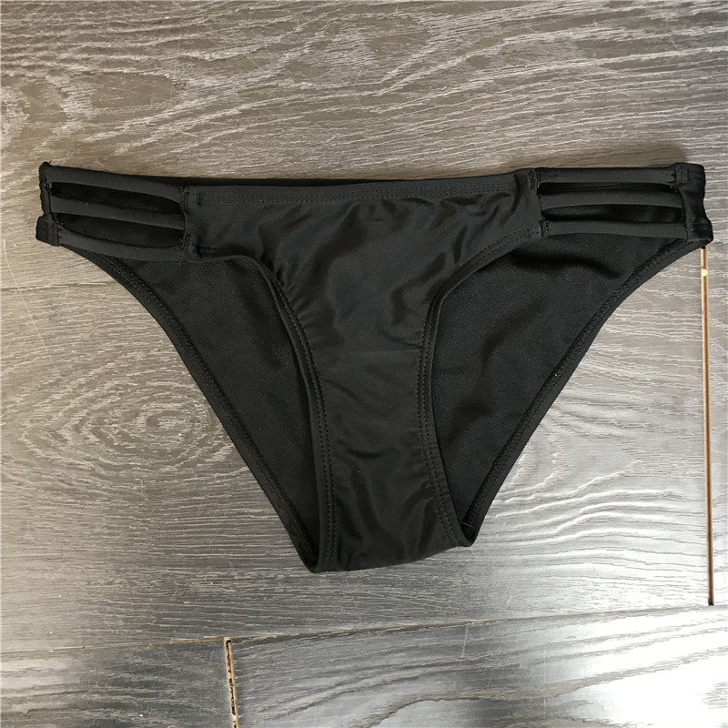 Damen Sportliches Bikini-Set mit Hochkragen und seitlichen Cut-Outs Drune