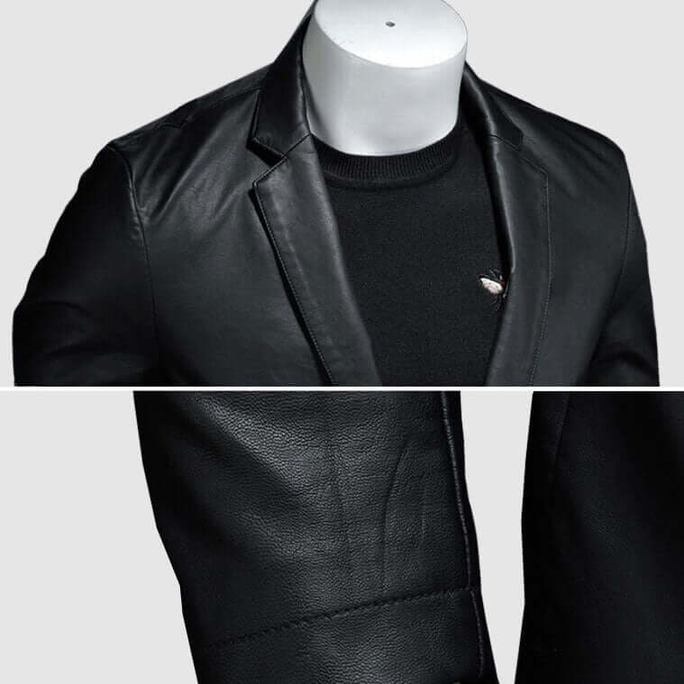 Drune | Herren Rohlederjacke
